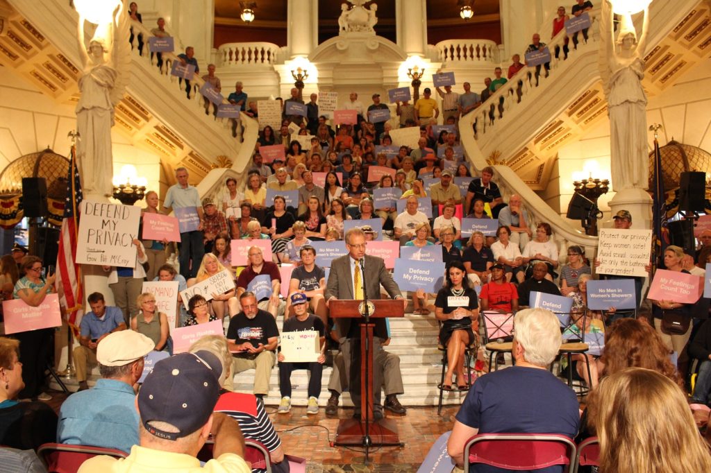 Michael Geer at the Rally