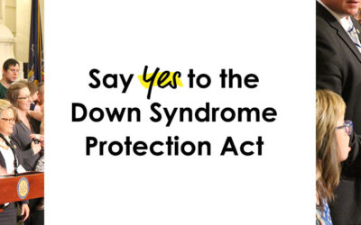 Did your State Representative vote YES on the Down Syndrome Protection Act?
