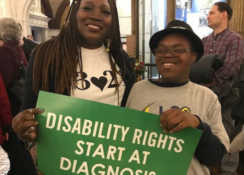 Tamara and her son Devin