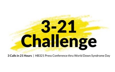 Take the “3-21 Challenge” for the Down Syndrome Protection Act