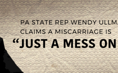 Video: PA State Rep Wendy Ullman claims a miscarriage is “just a mess on a napkin”