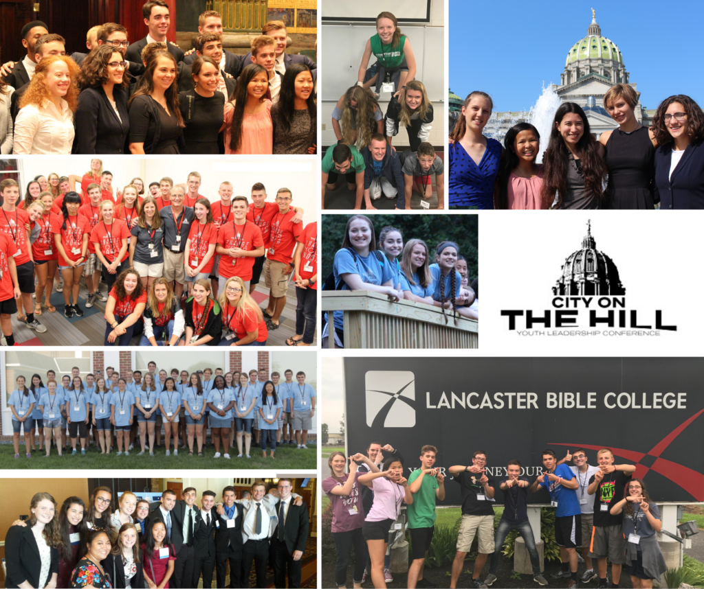 City on the Hill Youth Leadership & Worldview Conference July 2127