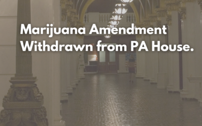 Good News: Marijuana Amendment Withdrawn from PA House, and What’s Next in 2024