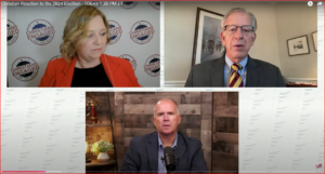 Family Policy Alliance President & CEO Craig DeRoche, Christians Engaged Founder & President Bunni Pounds and PA Family Institute President and CEO Michael Geer discussed what they see in Tuesday’s election results.