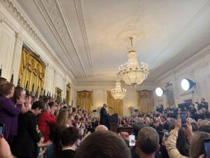 White House Executive Order signing ceremony protecting women's sports.