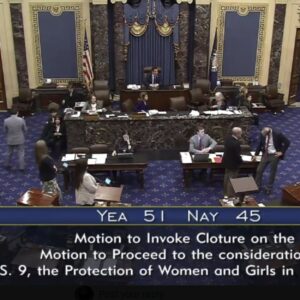 The United States Senate’s failure to pass SB9, the legislation designed to protect girls’ sports