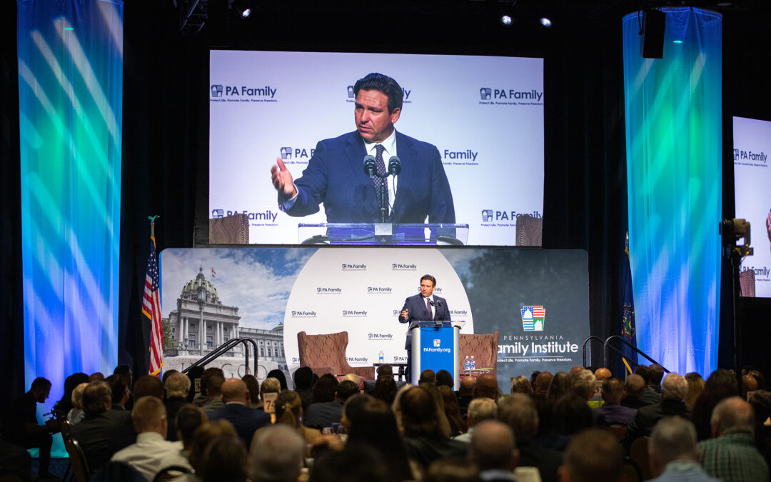 Gov. Ron DeSantis delivered a keynote that cut to the heart of our cultural moment: the need for leaders—and citizens—who will stand firm for life, for marriage, and for freedom even when the cost is high.