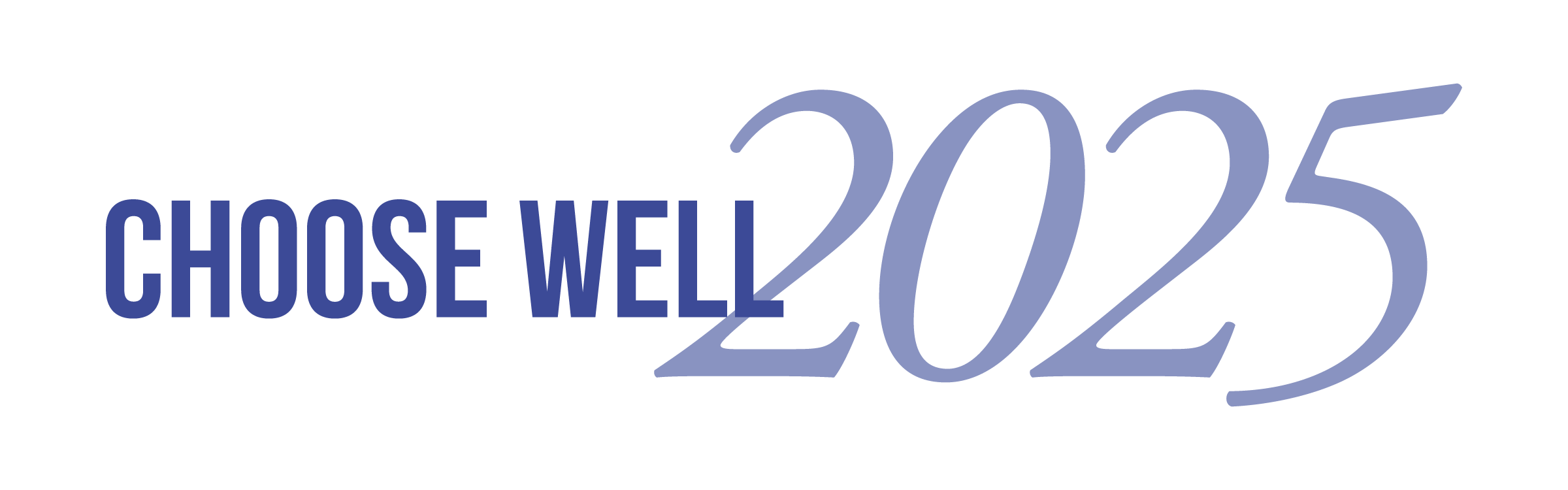 Choose Well 2025 Blue Logo