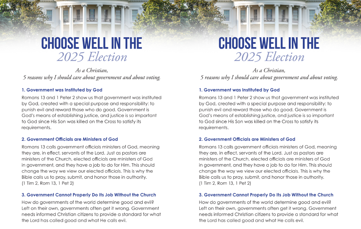 Choose Well Bulletin Insert Choose Well Bulletin Insert
