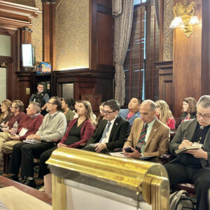 Members of the Pennsylvania Family Council and our Church Ambassador Network were present at the hearing, seated in the front row as witnesses to the proceedings. Every representative who spoke up for life took time afterward to thank our team for being there.