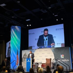 Erik Dellenback, the President of Florida Family Policy Council, shared an encouraging message about unity and perseverance.