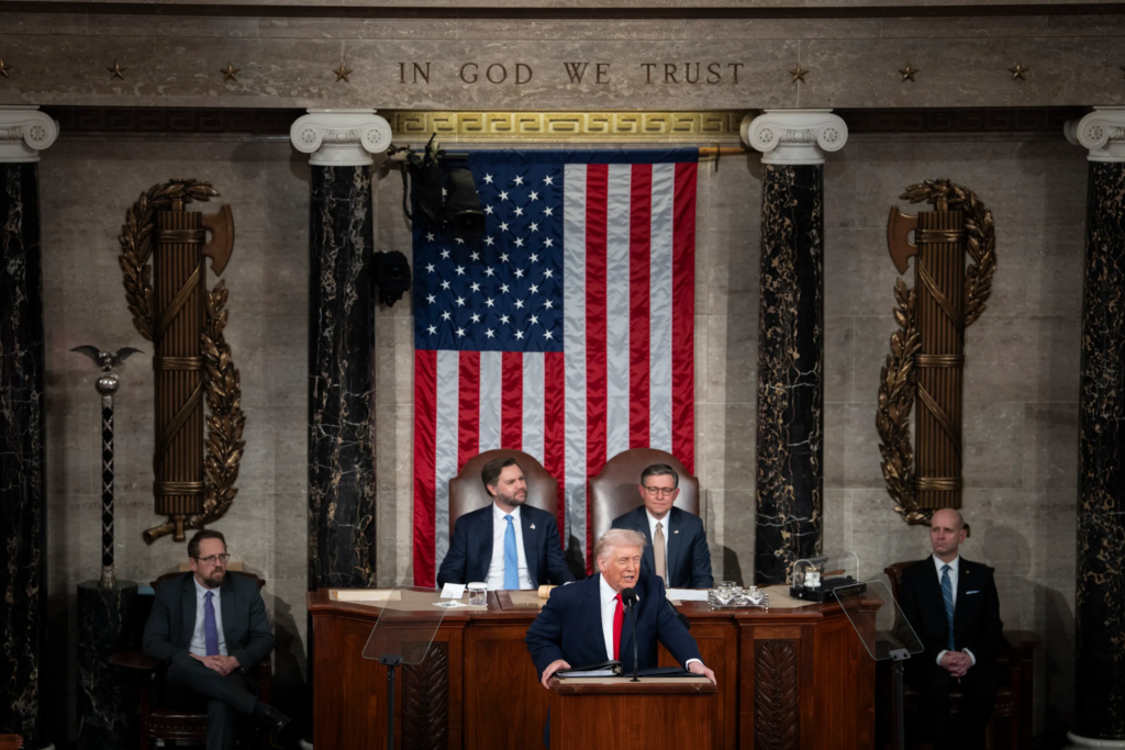 2026 State of the Union speech with President Donald Trump, where he told the story of Sage.