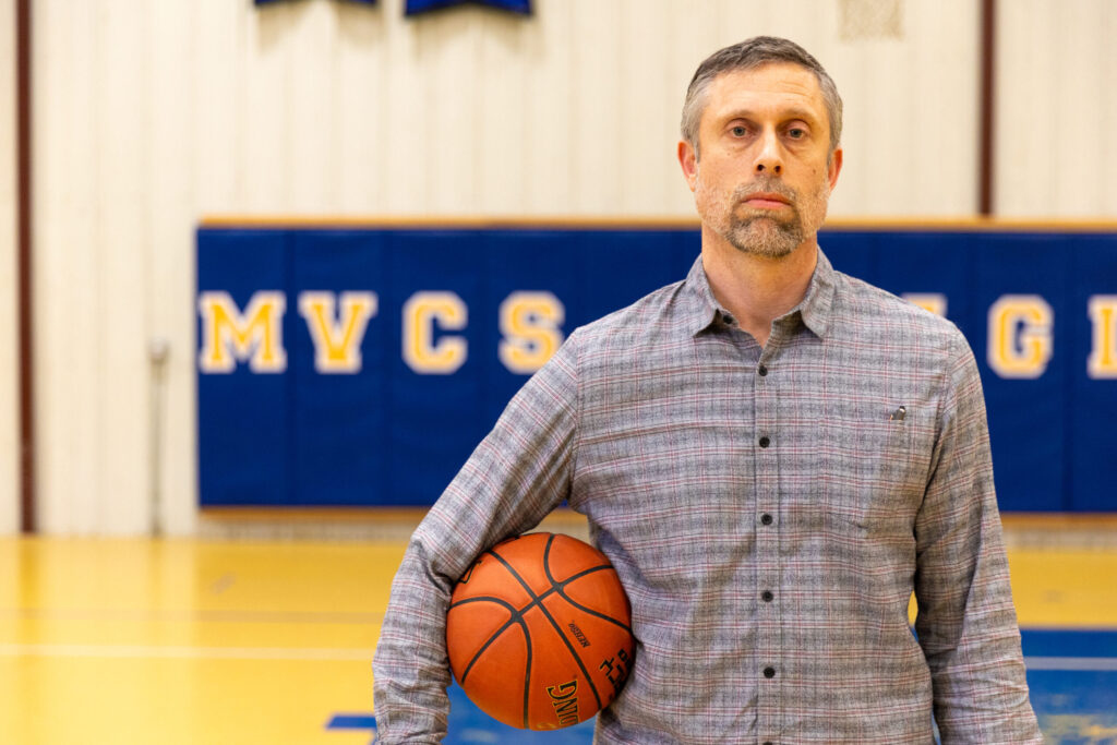 Mid Vermont Christian School girls' basketball team head coach Chris Goodwin. Photo credit: Alliance Defending Freedom
