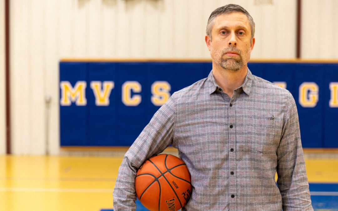Mid Vermont Christian School girls' basketball team head coach Chris Goodwin. Photo credit: Alliance Defending Freedom